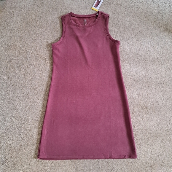 ❤️ New! Gaiam Pink Dress Tank Style Women's Small Soft Casual Knit Dress - Picture 11 of 11